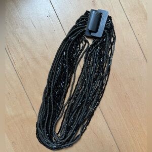 Glam/Bohemian/Goth Black Necklace